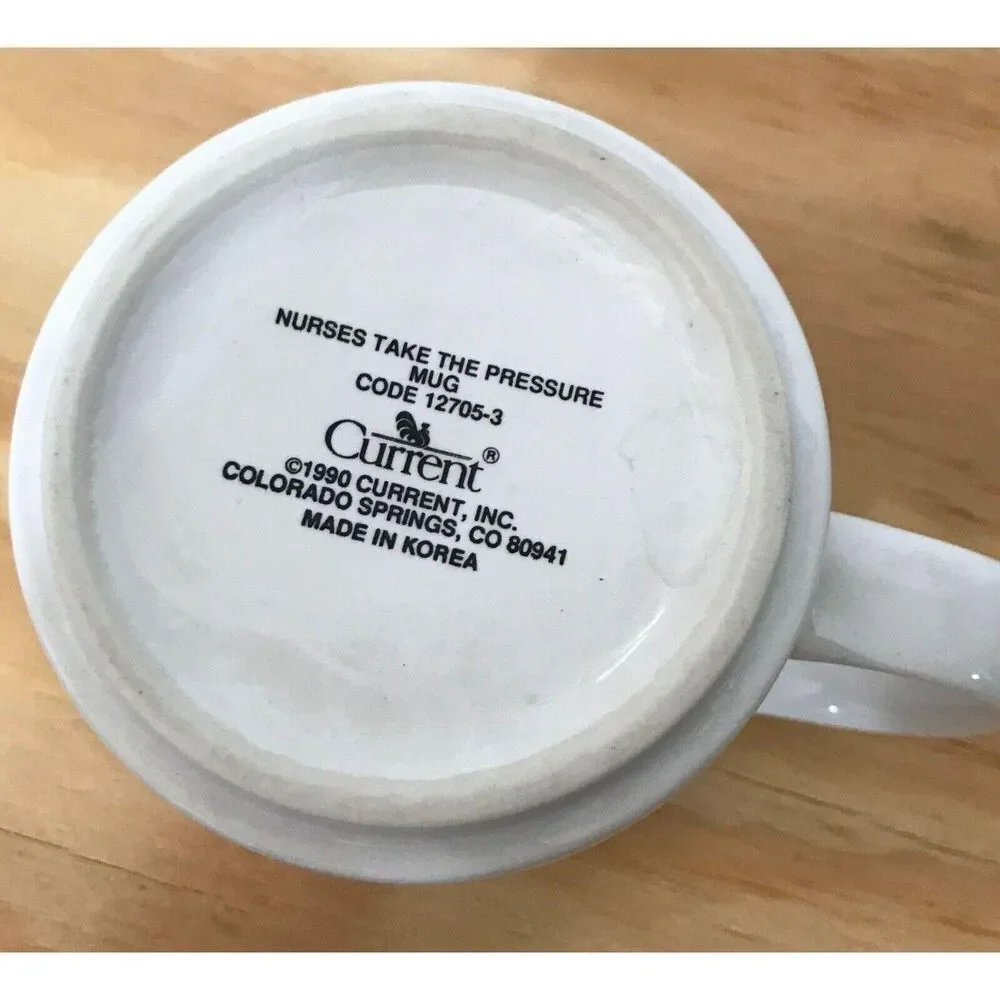 #1252 Vintage Nurse MEDICAL DR ceramic coffee mug